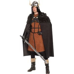 Carnival Toys 29014 – Cape Viking plīša un samta, 130 cm, melns