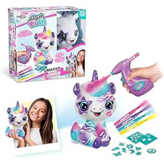 Kanāla rotaļlietas Unicorn Airbrush OFG228 īpaši mīksta rotaļlieta ar 100+, balta