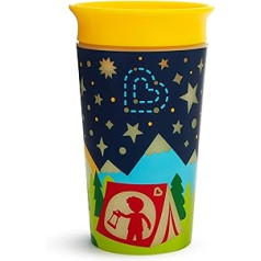 Munchkin Miracle 360 Degree Glow In The Dark Sippy Cup 9oz Camping Yellow