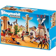 PLAYMOBIL 5247 indiāņu nometne ar totēma stabu