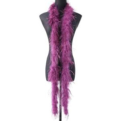 32 Krāsas Jauns Strausa Spalvas Boa DIY Stage Cosplay Dekors Spalvu Šalle Skaists Apģērbs Dekorācijas Aksesuāri 50 grami 2 metru mērce violeta 50 grami