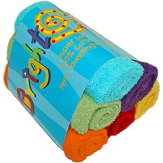 Bright Bots Absorbent Reusable Terry Cloth Nappies Cloth Nappies 100% Soft Cotton 60cm (Unisex)