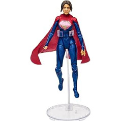 McFarlane Rotaļlieta, DC Multiverse 7 collu Supergirl asa sižeta figūra, kolekcionējama DC Flash filmas figūra ar unikālu kolekcionējamu figūru varoņa karti — no 12 gadiem