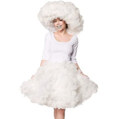 Mask Paradise Cloud Girl 80162 Carnival Costume, xxl, White