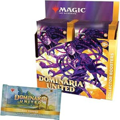 Magic the Gathering Dominarias Bund Collector's Booster Display, 12 Booster & Box Topper Card (versija angļu valodā), Multi, C9726000