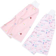 SOIMISS Pack of 2 for Absorbent Girls Size - Necaurlaidīgs zīdaiņu kokvilnas vecuma nakts unisex bikses Toddler apmācības apakšveļa Newborn Potty M autiņbiksītes, dažādas krāsas