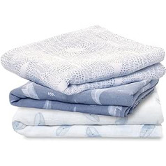 aden + anais™ Musy Organic Cotton Muslin Burp Cloths Oceanic in Pack of 3