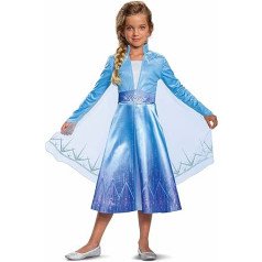 Disney Offizielles Deluxe Prinzessin Elsa Kostüm Mädchen Elsa Kleid Eiskönigin Faschingskostüme Kinder