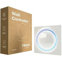 FIBARO Walli kontrolieris / Z-Wave Plus uz virsmas montējama ar baterijām darbināma tālvadības pults, balta, FGWCEU-201-1