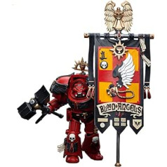 HiPlay JoyToy × Warhammer 40K oficiāli licencēts 1/18 mēroga zinātniskās fantastikas asa sižeta figūru pilns komplekts (brālis Leonīds, Blood Angels)