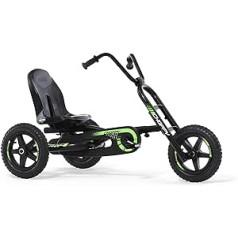 Berg Go-Kart Choppy Neo, vaikiška transporto priemonė, pedalinis automobilis su optimaliu saugumu, 3 pneumatinės padangos ir laisvoji eiga, vaikiškas žaislas, tinkamas 3-8 metų vaikams