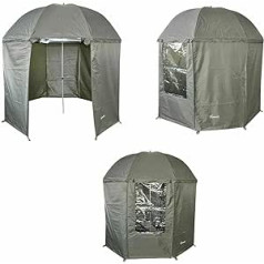 Carp On Fishing Umbrella 2.5 m Closed Umbrella Tent Fishing Umbrella with Window 5 Seasons Umbrella Closed Waterproof Carp Tent Fishing Umbrella Fishing Tent