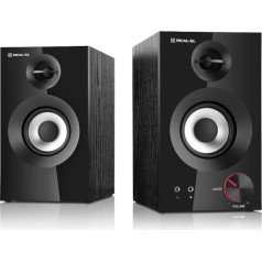2.0 speakers with bluetooth function real-el s-420 (black)