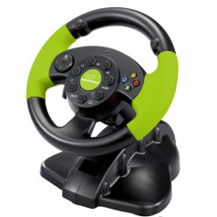 Esperanza EG104 steering wheel (PC, Xbox 360; black and green)