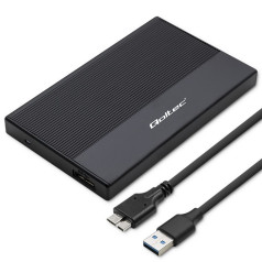 Būstas | 2,5 colio SSD HDD vieta | sata | usb 3.0 | super greitis 5gb/s | 2tb | juodas