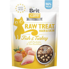 Brit hair&skin cat treat 40g