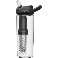 Camelbak eddy+ filtra pudele 600ml, filtrēta ar lifestraw, caurspīdīga