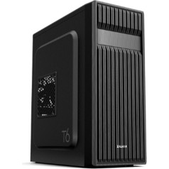 T6 ATX Mid Tower datora korpuss 120mm ventilators Odd