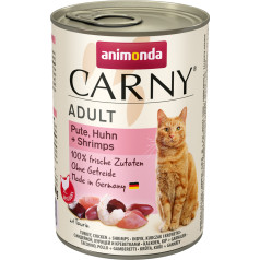Animonda carny adult turkey, chicken, shrimp - wet cat food - 400g