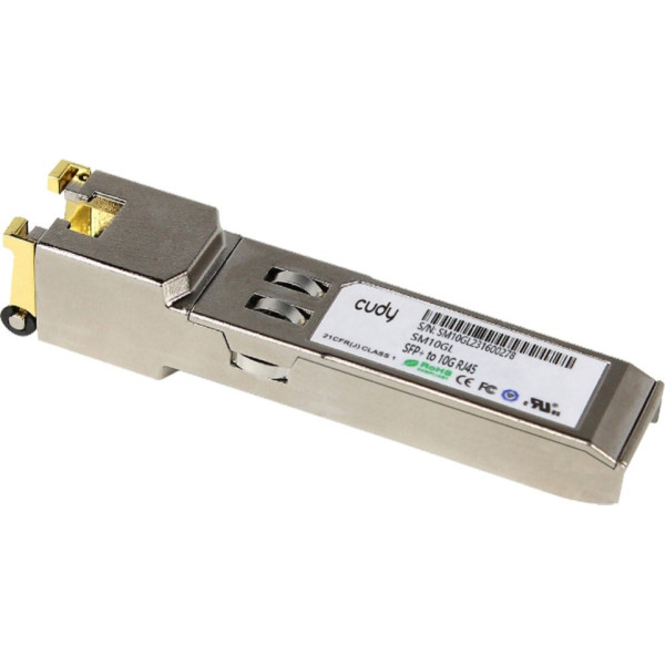 Cudy sfp+ modulis yra 10g rj45