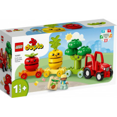 Duplo bloki 10982 traktors ar dārzeņiem un augļiem