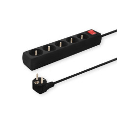 Power strip with 5 sockets, 1.5 m, lz-01