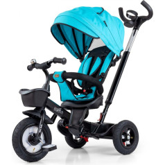 Movi tricycle, black and mint