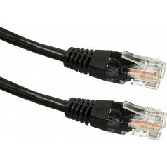 Kat.5e RJ45 UTP vara patch vadu kabelis, 2m, melns