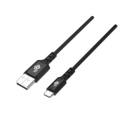 USB-C kabelis 1,5 m silikona melns