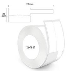 Niimbot Termiskās etiķetes niimbot r25*78-90 baltas