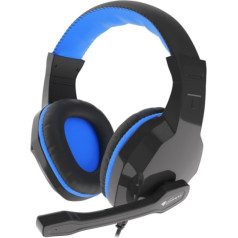 Argon 100 gaming headphones with microphone, black and blue