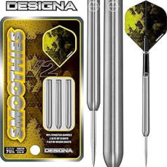 DESIGNA DARTS D0713 Smoothies V2 Standard & Personalised Steel Tip Darts Set M1 Available in 22g, 24g and 26g