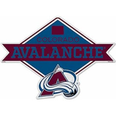 Rico Industries NHL Colorado Avalanche dimanta formas vimpelis — mājas un viesistabas dekors — mīksta filca EZ pakarināms