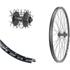 Bärwinkels DH21 21-622 priekšējais ritenis 28/29 collu Shimano TX506 disku bremzes, 6 caurumu melns