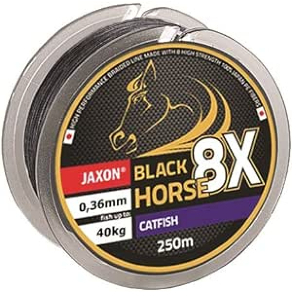 Jaxon Braided Line Black Horse Catfish Catfish Catfish Braided Line 250 m