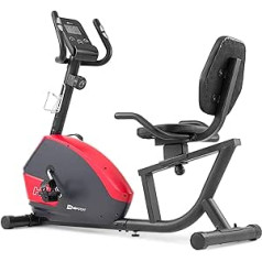 Hop-Sport HS-035L Solo Reclining Ergometer - Seat Exercise Bike for Seniors - Reclining Bicycle Load up to 135 kg - Lying Down Bike Trainer for Home