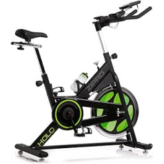 Zipro Holo 2 velotrenažieris, ergometra fitnesa velosipēdi, magnētiskais velosipēdu trenažieris, ergometra velosipēds līdz 130 kg, iekštelpu velosipēds, treniņu velosipēds mājās, veloergometra akumulators