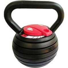 ZXQZ Fitnesa hanteles, Regulējams Kettlebell ar izliektu rokturi, ļoti piemērots pietupieniem, krūškurvja spiešanai, bicep cirtām, skriešanai. Maza hantele (izmērs: 20 mārciņas = 9 kg)