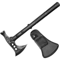 Hammer Axe/Hammer Hatchet Outdoor Axe Camping Axes, Outdoor Survival Hammer with Belt Holster / Axe - Black