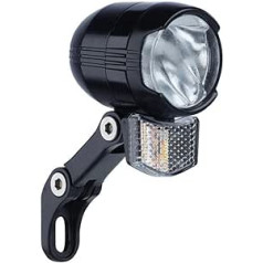 Büchel Shiny 80 LED Headlight with Holder Approx. 80 Lux E-Bike Version (Pack of 1)