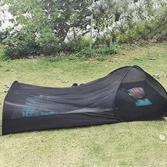 1 Person Net Tent Mesh Camping Inner Instant Summer Tent Single Person Pop Up Tent, 1 Person Mosquito Net Tent for Outdoor Adventure