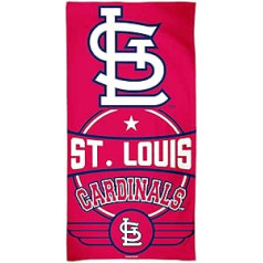 Wincraft MLB St. Louis Cardinals beisbola dvielis pludmales dvielis pludmales dvielis 150x75cm