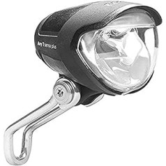 busch+müller Unisex LED priekšējais lukturis Lumotec Iq Avy N melns velosipēda lukturis, melns, viena izmēra EU