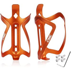 CNC Bike Bottle Cage 2 Pack Road Mountain Bike Orange