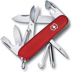 Victorinox, Schweizer Taschenmesser, Super Tinker, Multitool, Swiss Army Knife mit 14 Funktionen, Klinge, gross, Dosenöffner, Schraubendreher 3 mm