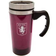 Aston Villa FC Aluminium Reisebecher - 450ml (Einheitsgröße) (Bunt)