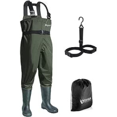 OXYVAN Waders Waterproof Lightweight Fishing Waders with Boots Boot Foot Hunting Waders for Men Women