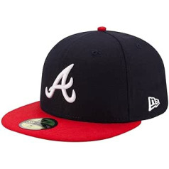 New Era Atlanta Braves Navy 59Fifty Basecap