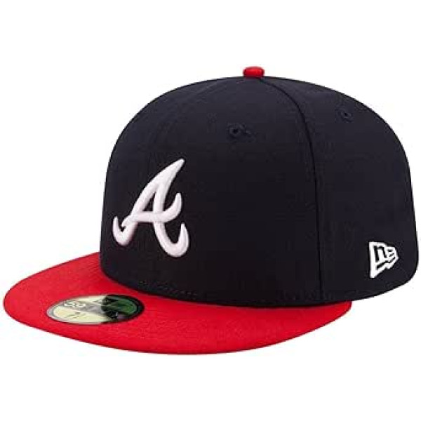 New Era Atlanta Braves Navy 59Fifty Basecap