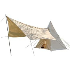 Outdoor Adventure Pyramid Tent for 2 to 3 People - Perfect for Hunting, Camping and Hiking - Tent + Canopy -